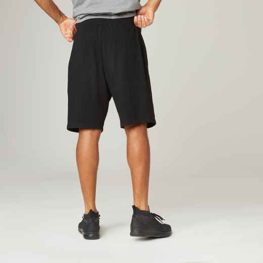 
      Men's Fitness Shorts 500 - Black
  