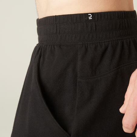 Short de Sport 500 Long Homme Noir