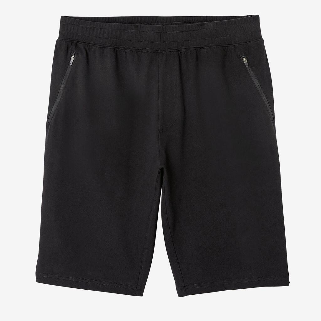 Men's Fitness Shorts 500 - Hazelnut Brown