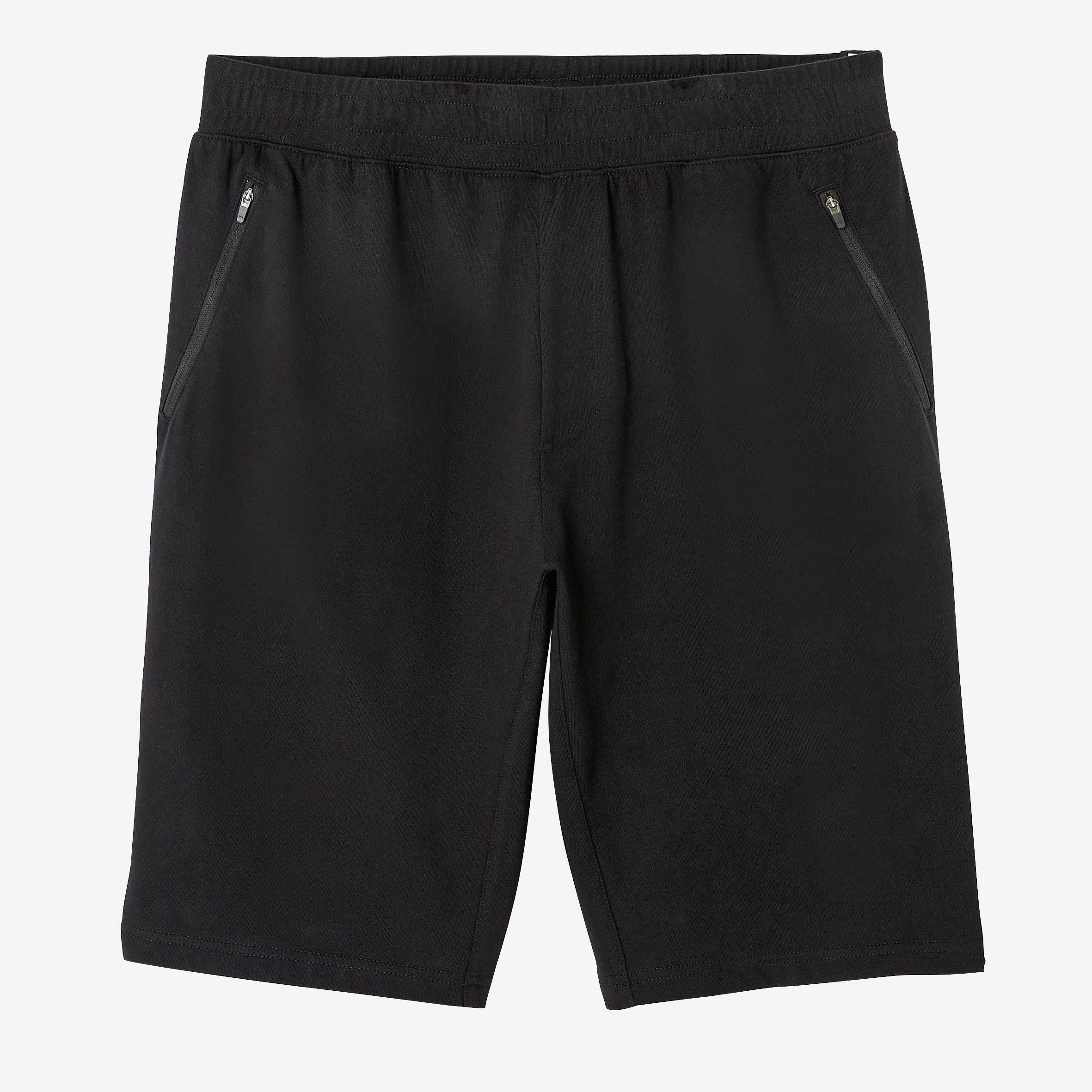 Men’s Fitness Shorts with Zipped Pockets - 520 Black - DOMYOS