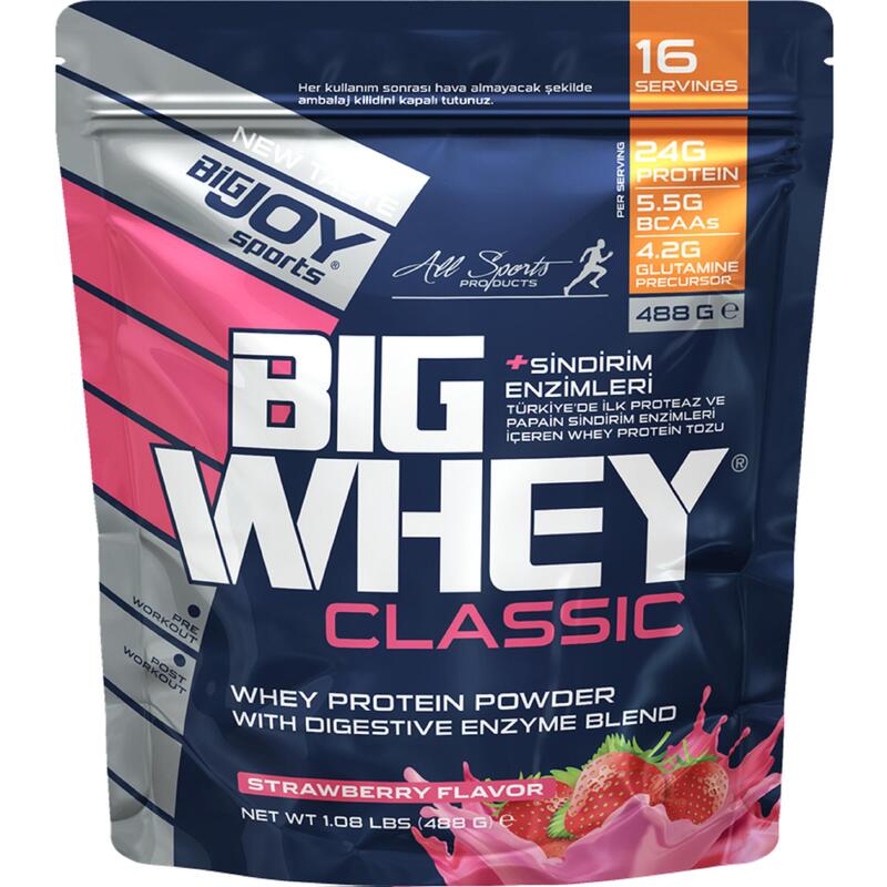 BigJoy Big Whey Classic Protein Tozu - Çilek - 488g