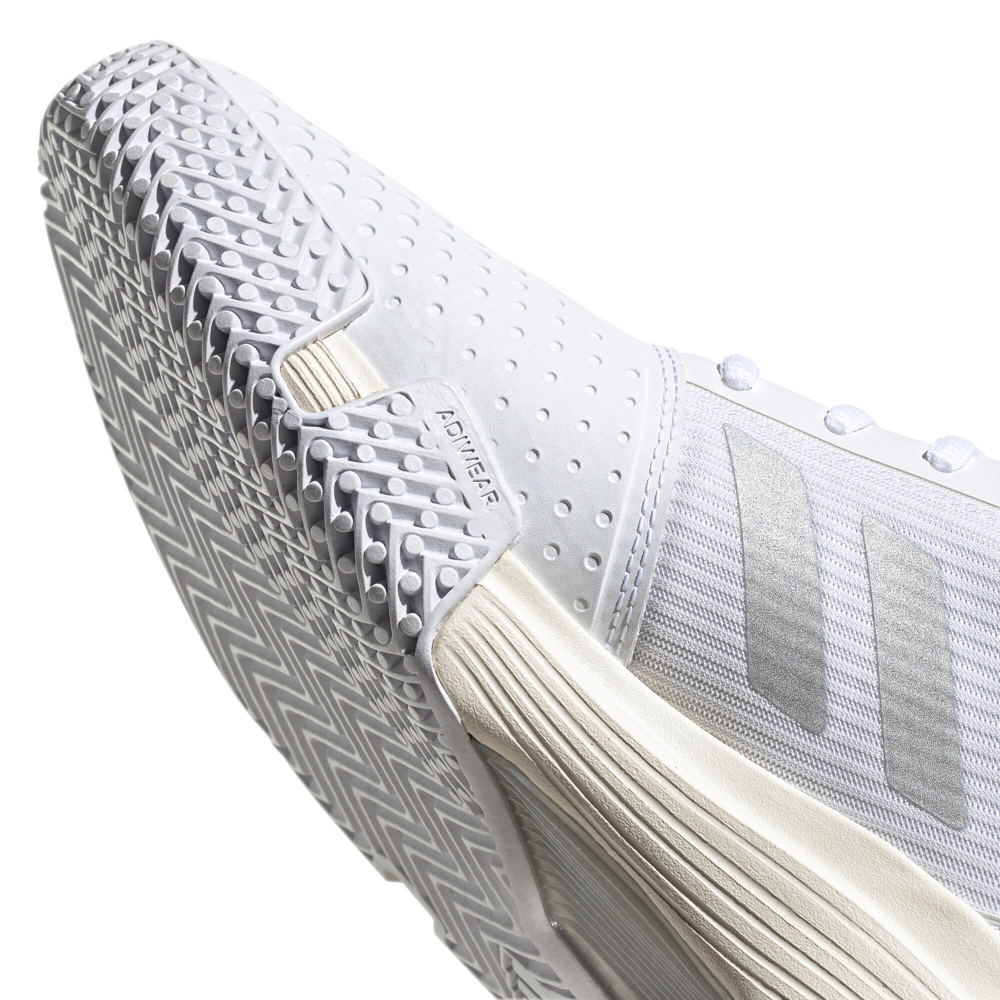 Women's Tennis Shoes CourtJam Bounce - White ADIDAS - Decathlon