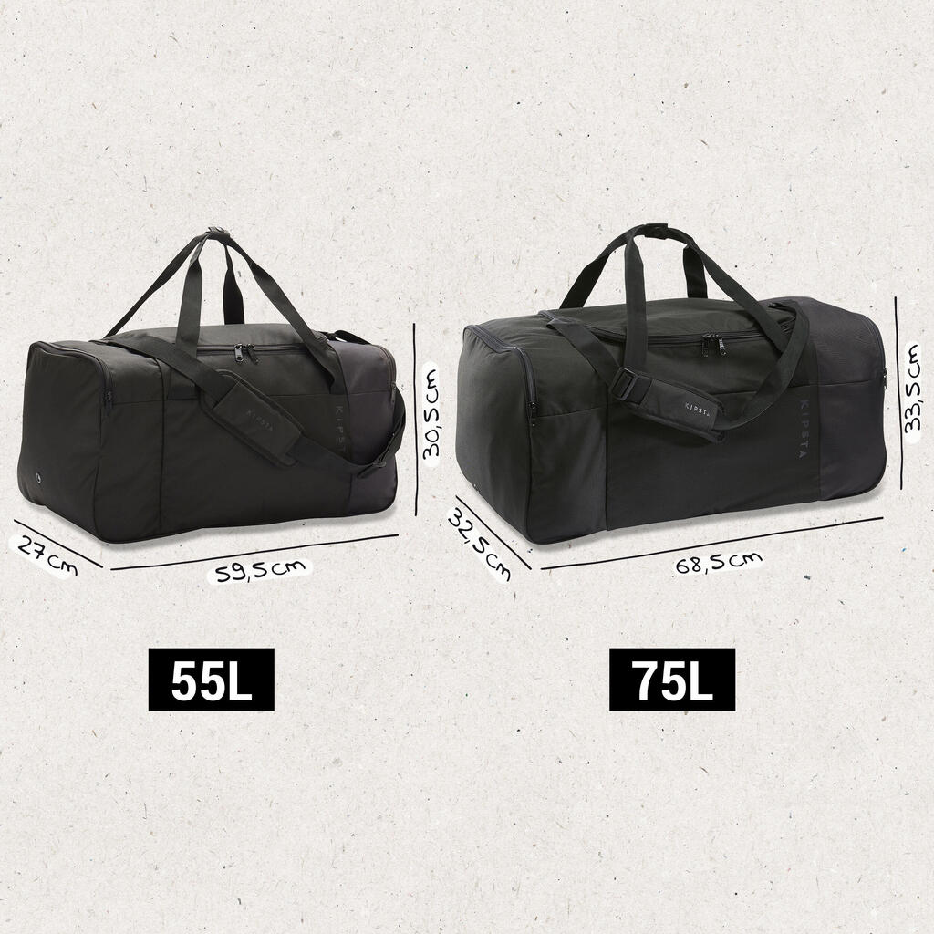 55L Sports Bag Essential - Black