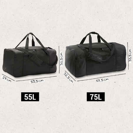 55L Sports Bag Essential - Black