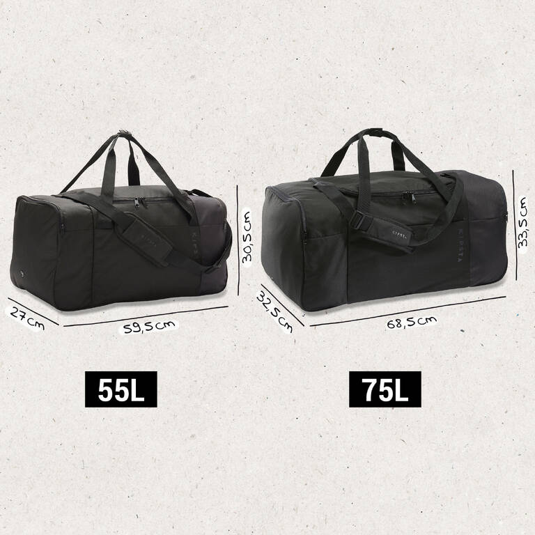 Tas Olahraga Essential 55 L- Hitam