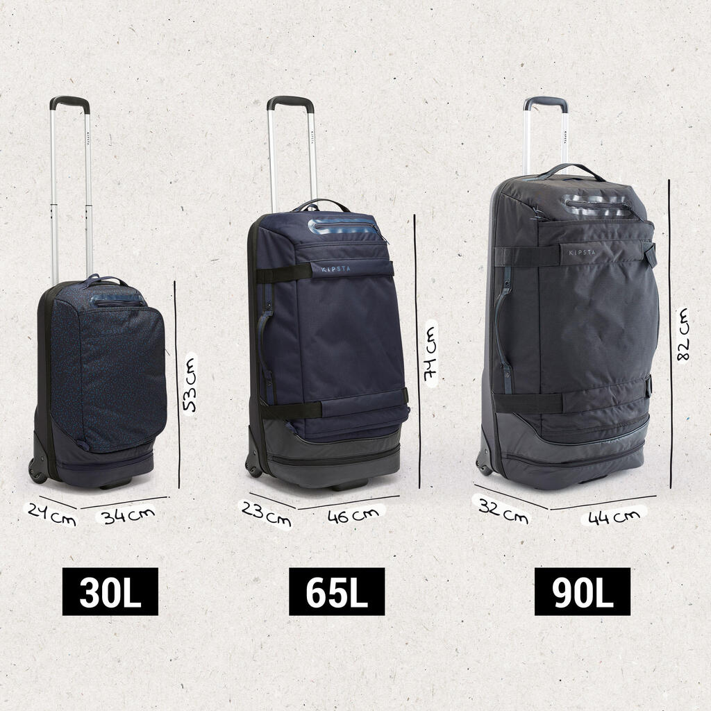 Sac de voyage format cabine 30L, noir