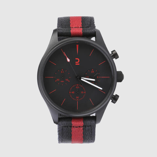Unisex Analog Sports Watch A400 Black Red