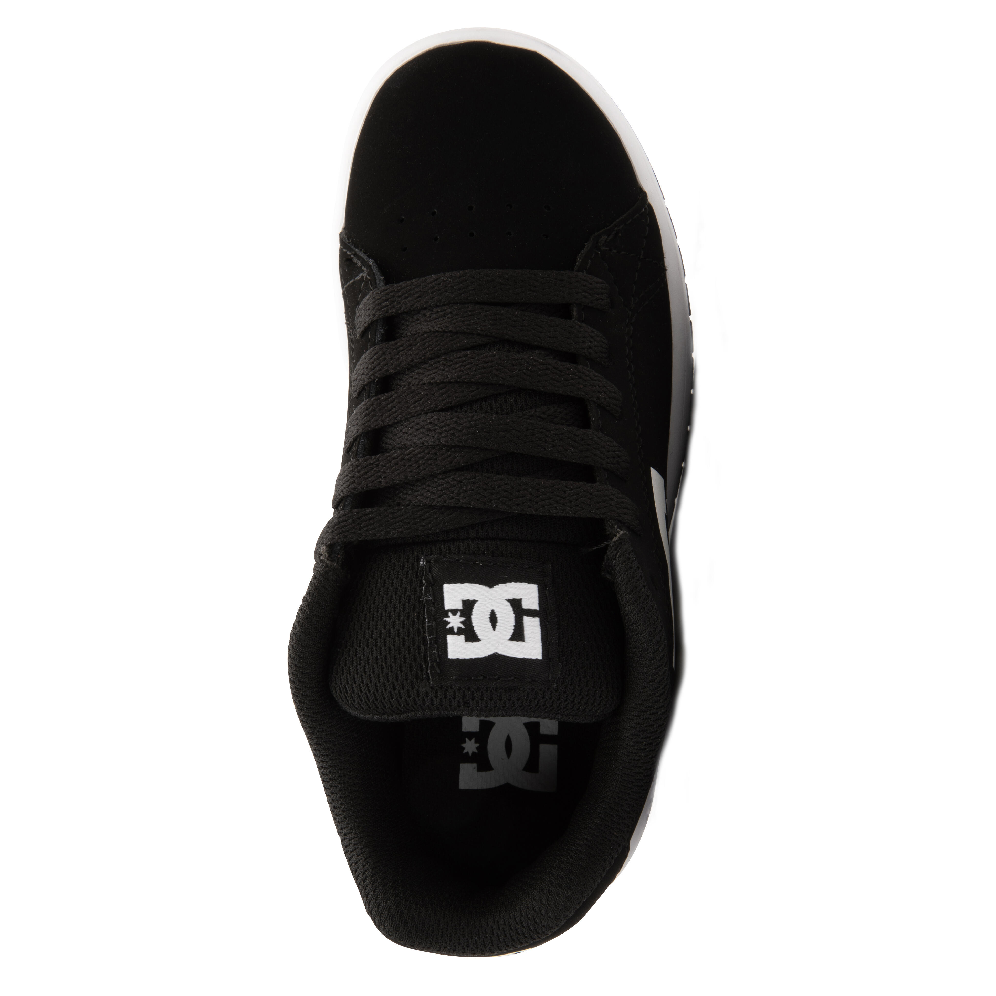 DC SHOES SCARPE DA SKATE PER BAMBINI GAVELER BIANCO E NERO