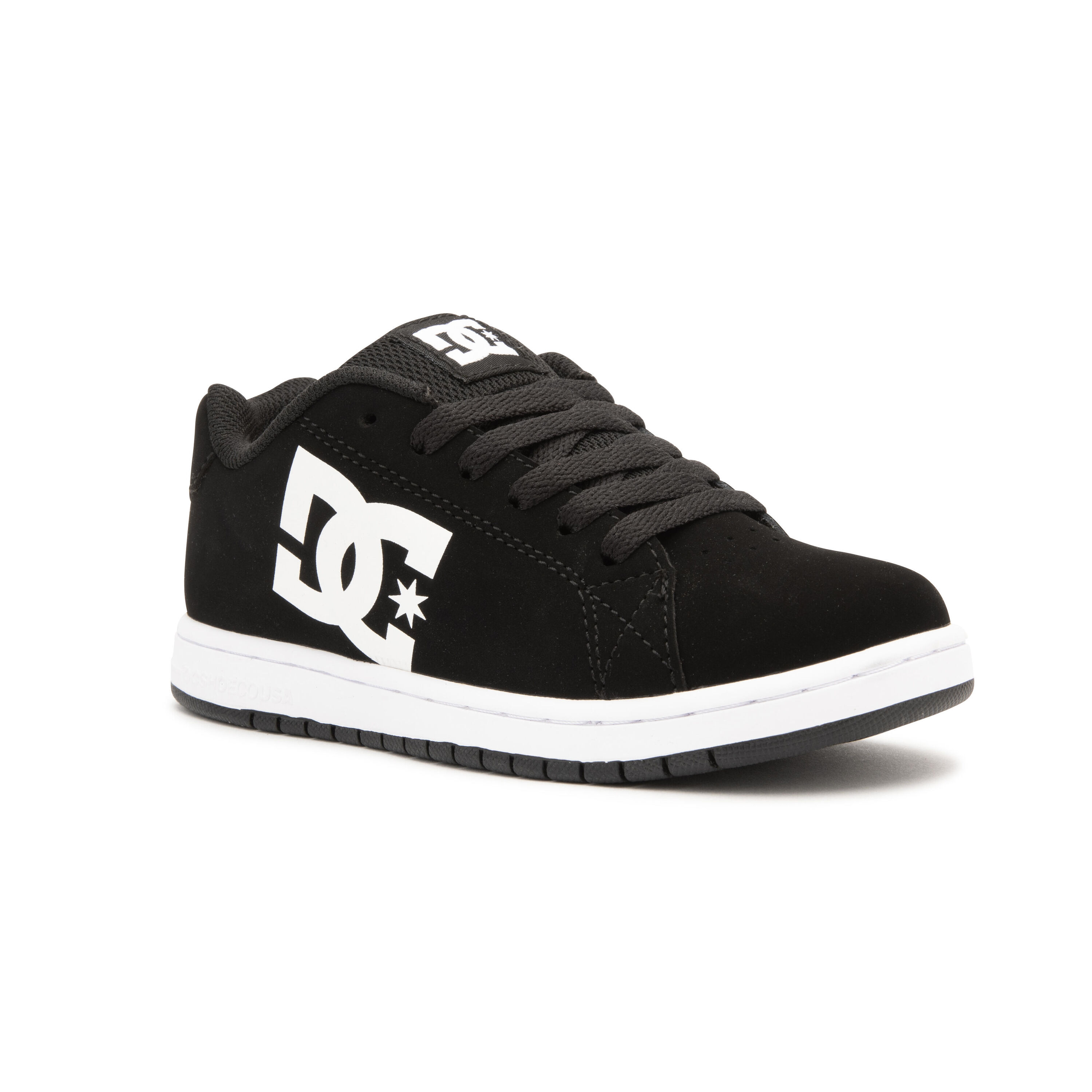 DC SHOES Kids' Skateboarding Shoes Gaveler - Black/White