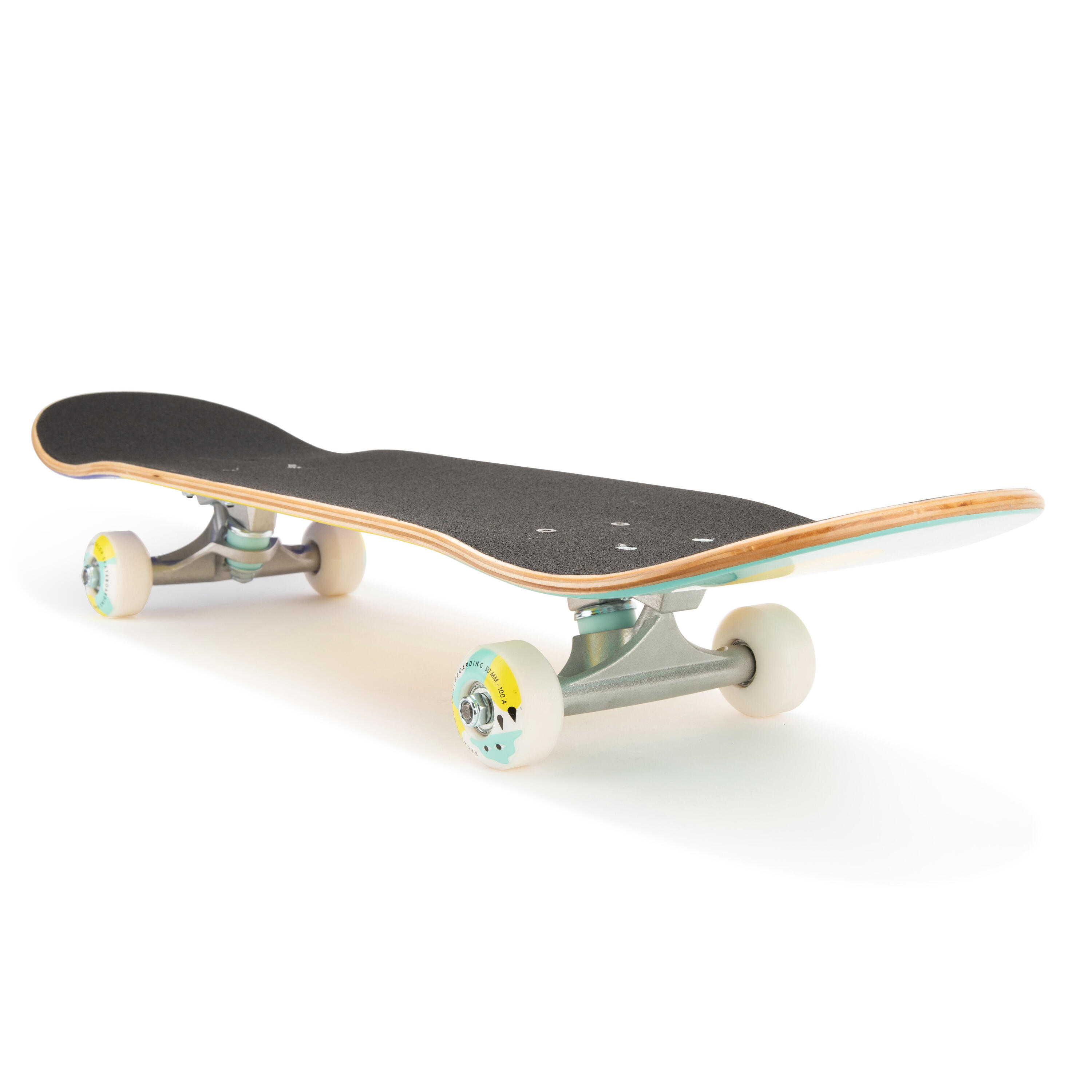 Kids' Ages 3 to 7 Years Mini Skateboard Size 7.25" CP100 - Rainbow 2/9