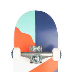 Kids' Skateboard 8-12 Years CP100 Mid Size 7.6" - Geometric