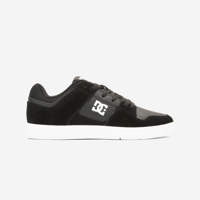 CALÇADO DE SKATE DC SHOE CURE ADULTO PRETO BRANCO