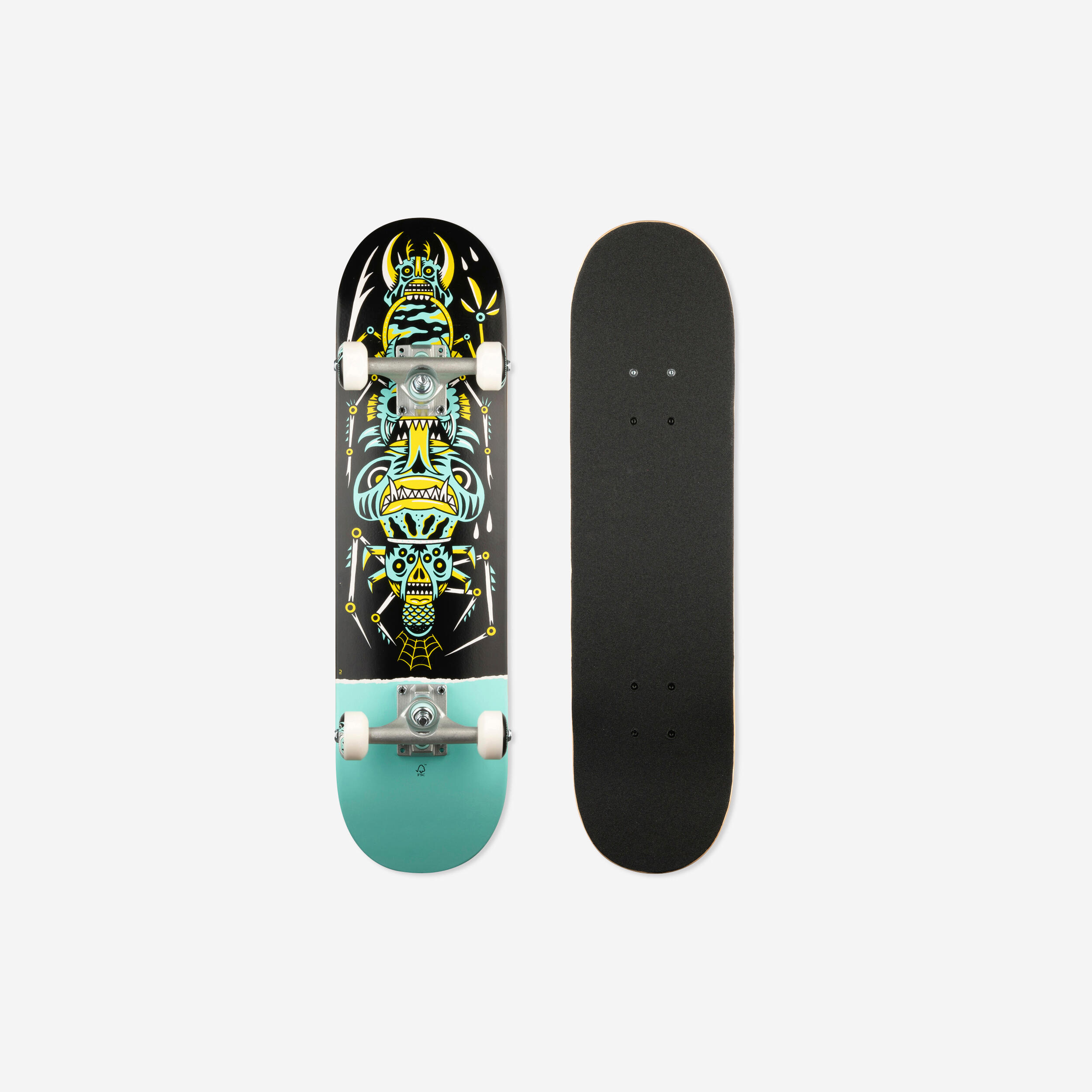 Kids' Skateboard 3-7 Years CP100 Mini Size 7.25" - Insects 1/11