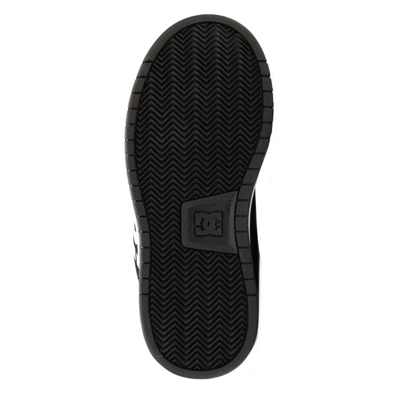 Zapatillas Resistentes de piel Niños DC Shoes Gaveler Negro blanco