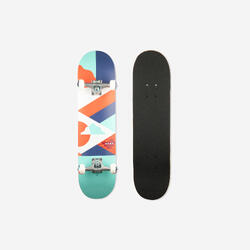 Skateboard voor kinderen van 8-12 jaar CP100 Mid Geometric maat 7.6"