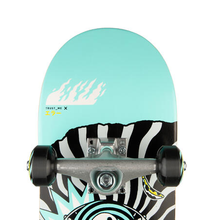 PLANCHE DE SKATE ENFANT  8 - 12 ANS CP100 MID COSMIC TAILLE 7.5"