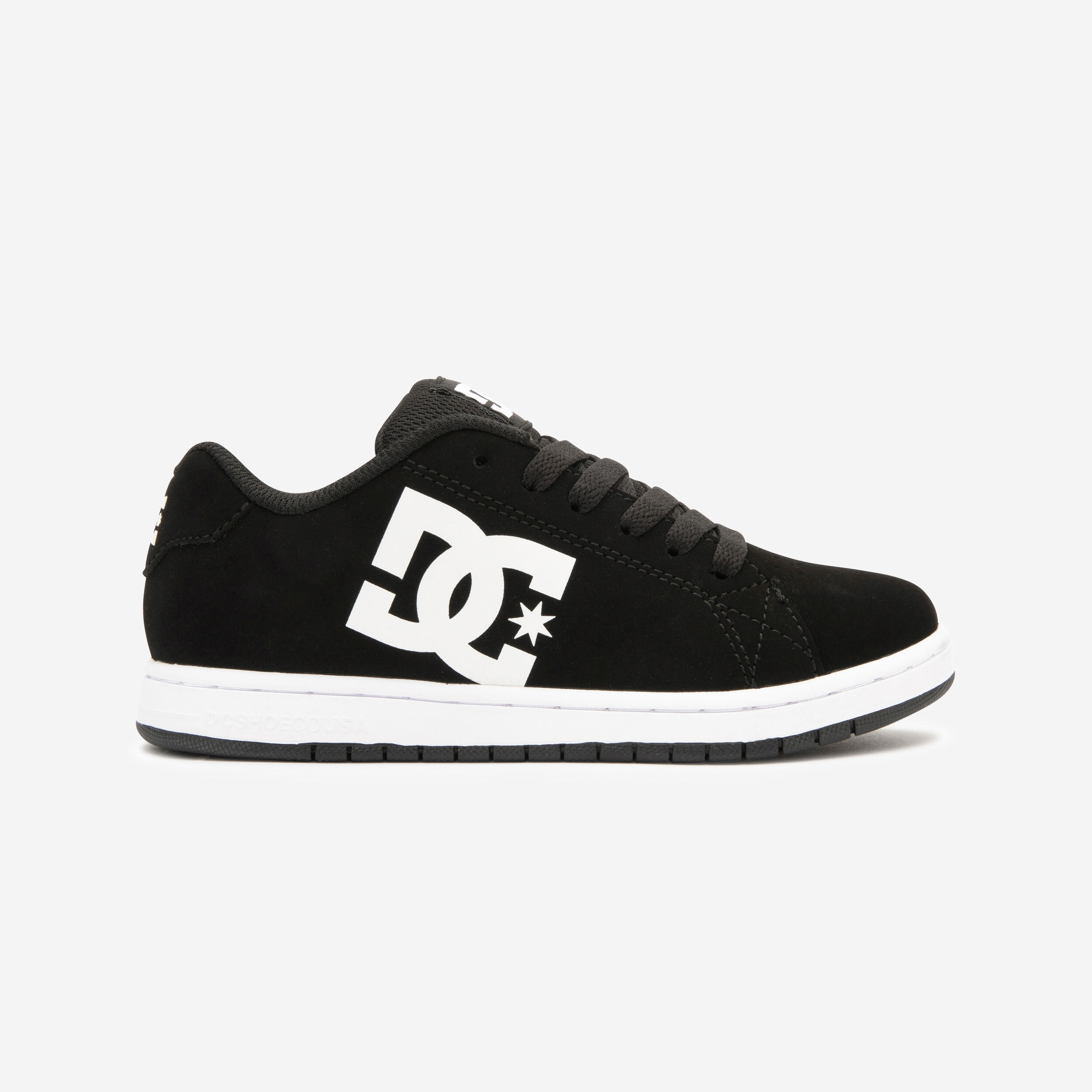 CHILDREN'S SKATE SHOES DC SHOES GAVELER BLACK AND WHITE