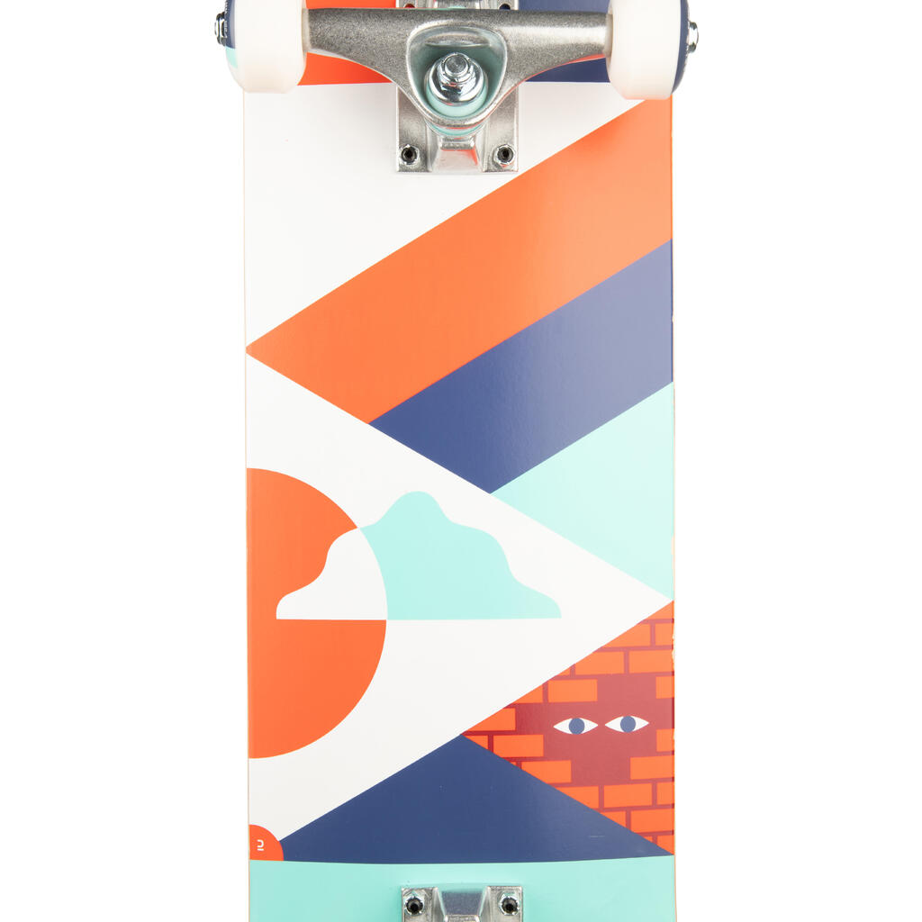 Kids' Skateboard 8-12 Years CP100 Mid Size 7.6