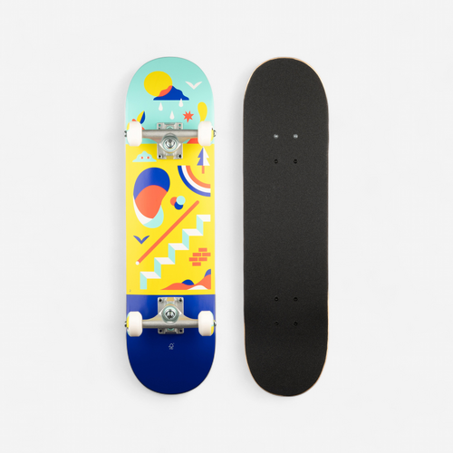 PLANCHE DE SKATE POUR ENFANT 3-7 ANS CP100 MINI TAILLE 7,25" RAINBOW