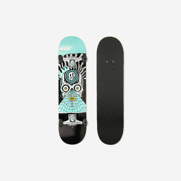 Kids' Skateboard Size 7.5_QUOTE_ CP100 Mid - Cosmic