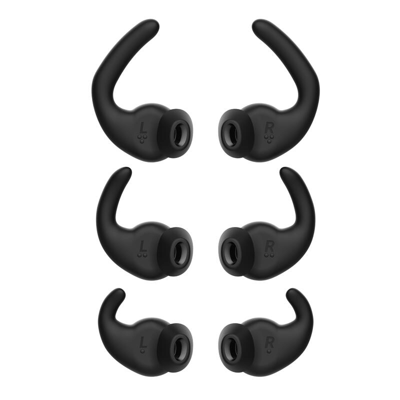 Náhradní špunty pro běžecká sluchátka 500 černé 