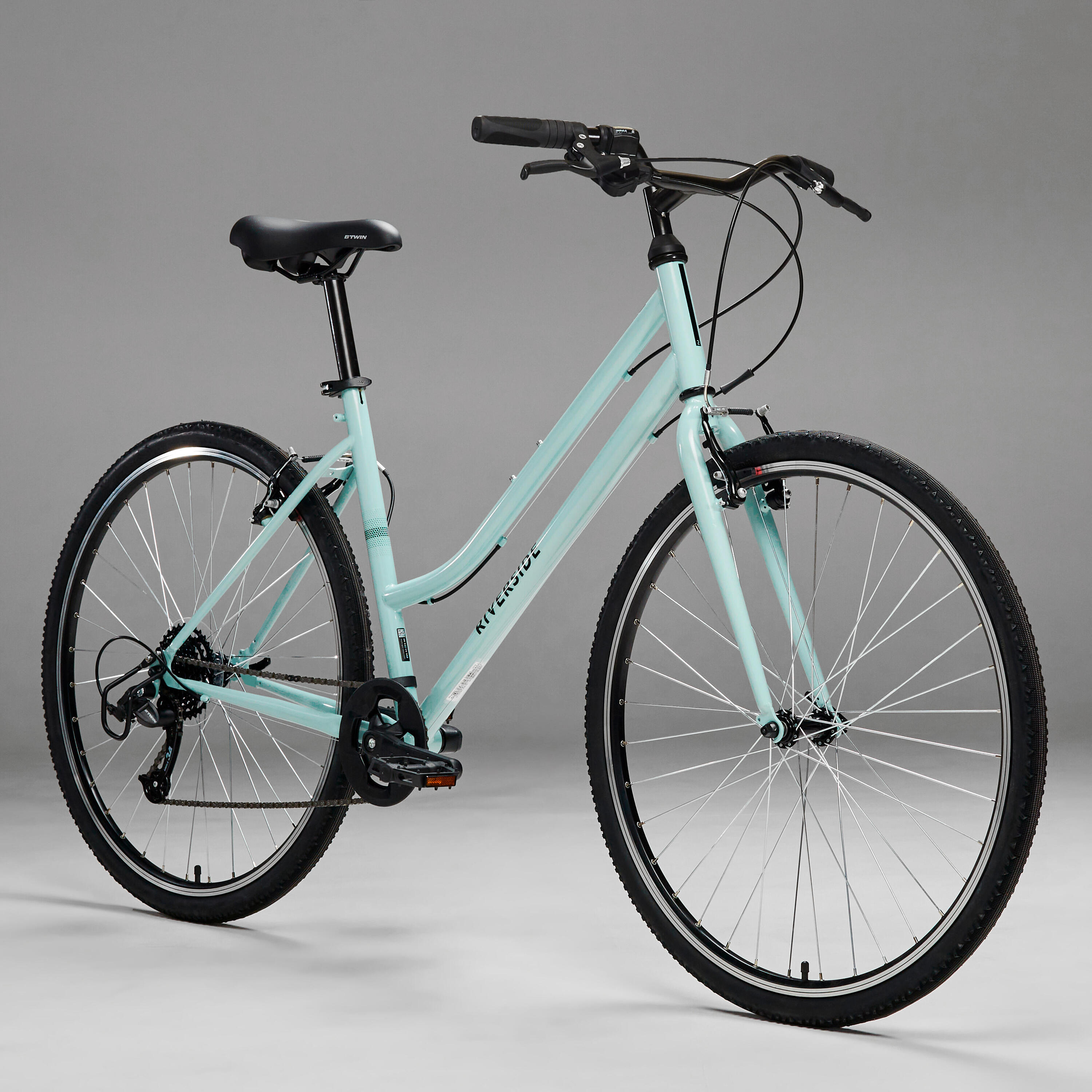 Cross Bike 28 Zoll Riverside 120 tiefer Einstieg pastellgrün 42/51