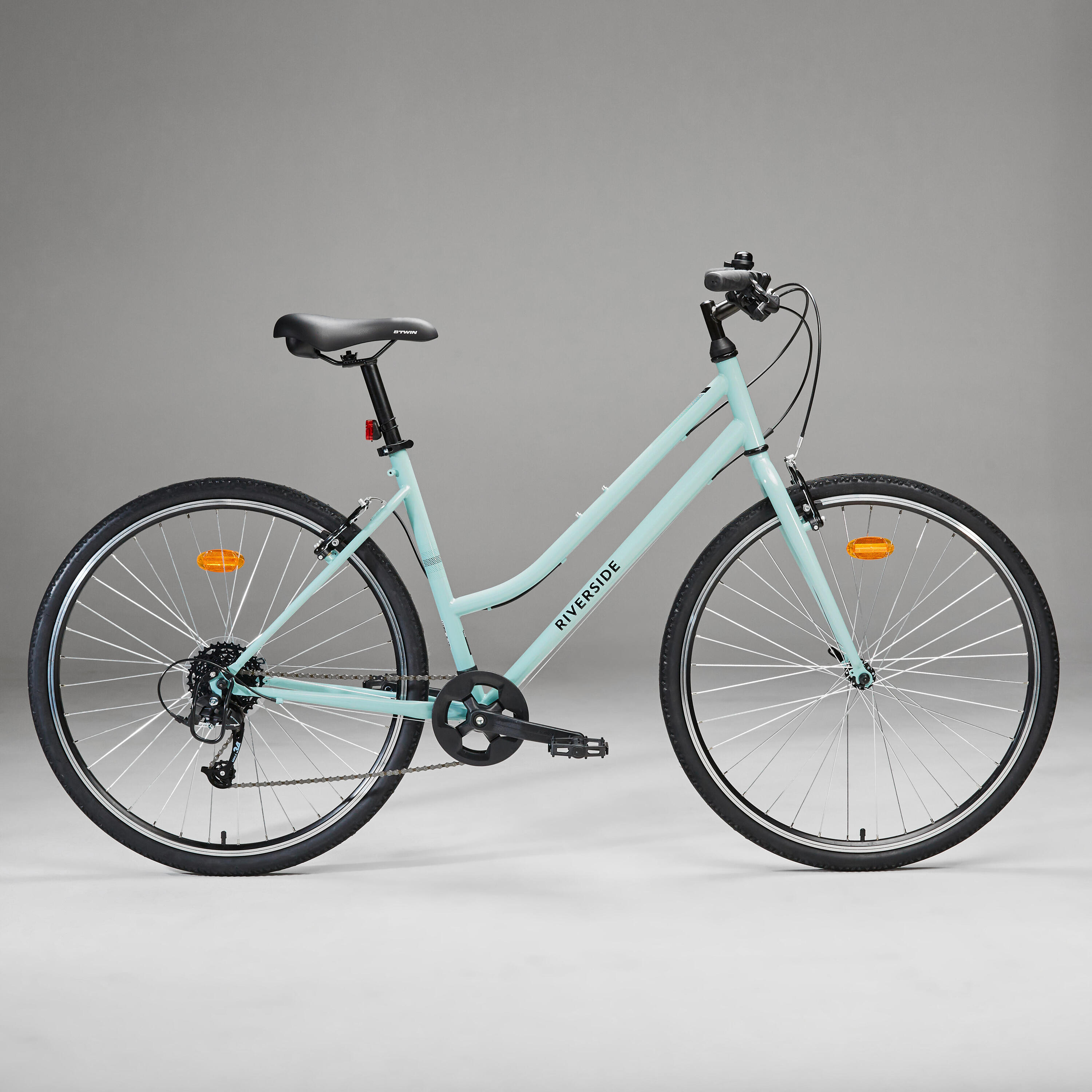 Cross Bike 28 Zoll Riverside 120 tiefer Einstieg pastellgrün 38/56