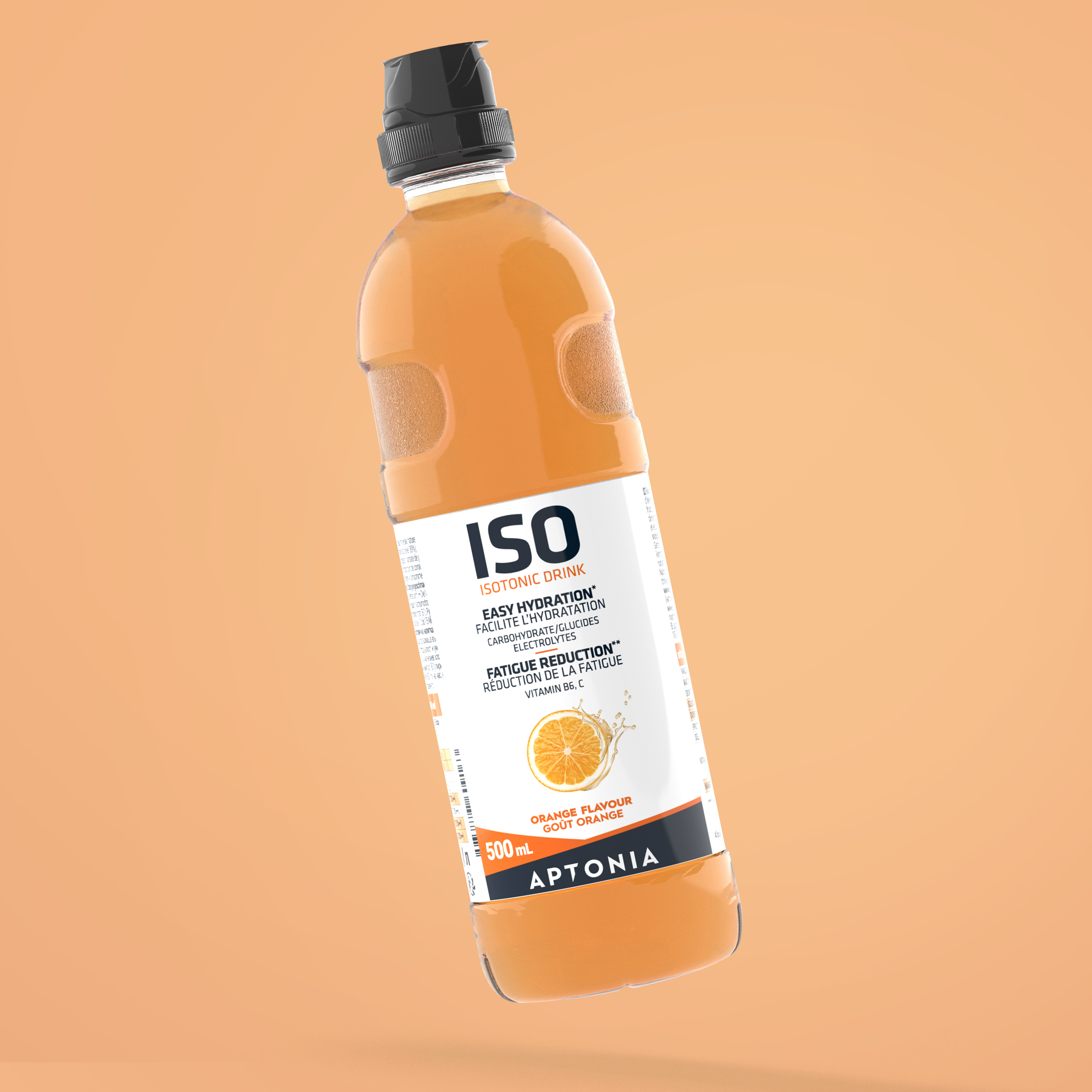 Boisson isotonique prête à boire ISO orange 500ml