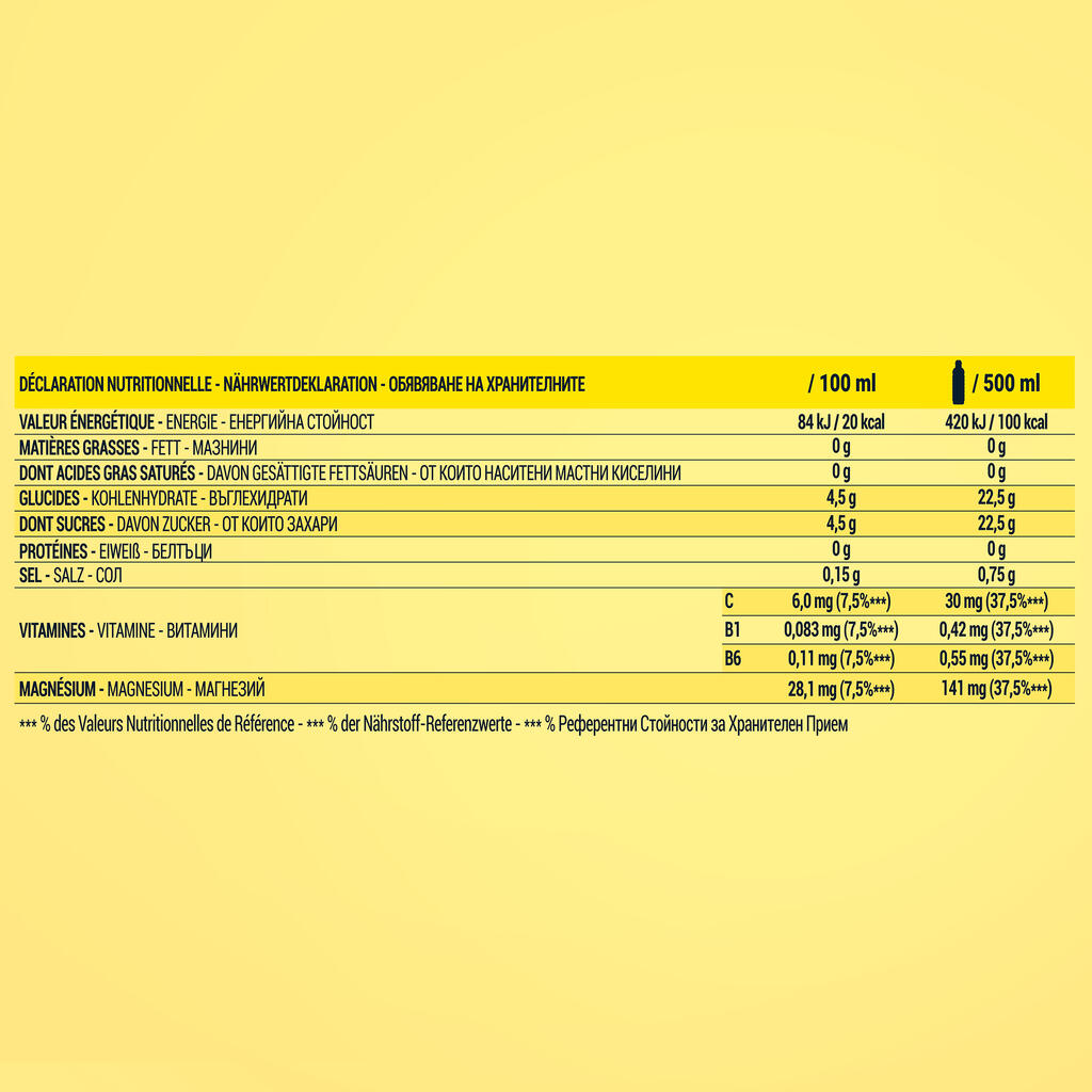 Iso-Sportgetränk trinkfertig Zitrone 500 ml