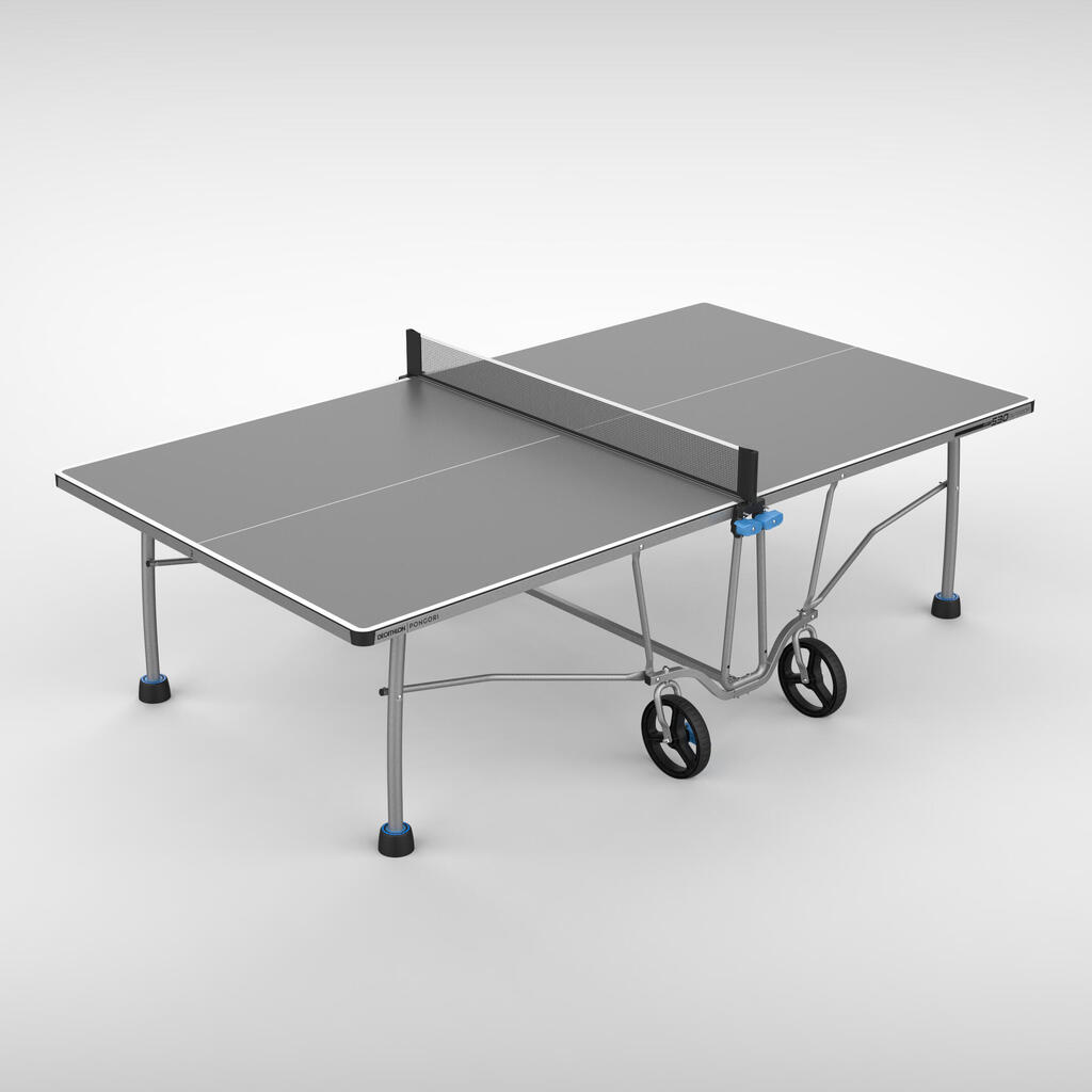 Mesa de ping pong plegable para exteriores - Pongori Ppt530.2 gris