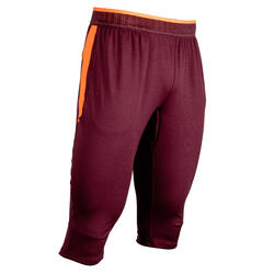 3/4 pant de football adulte CLR bordeaux