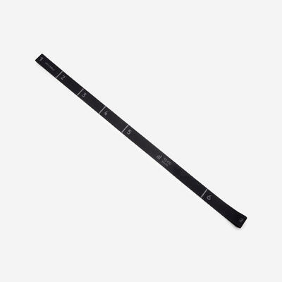 Weerstandsband voor fitness 15 kg stof zwart