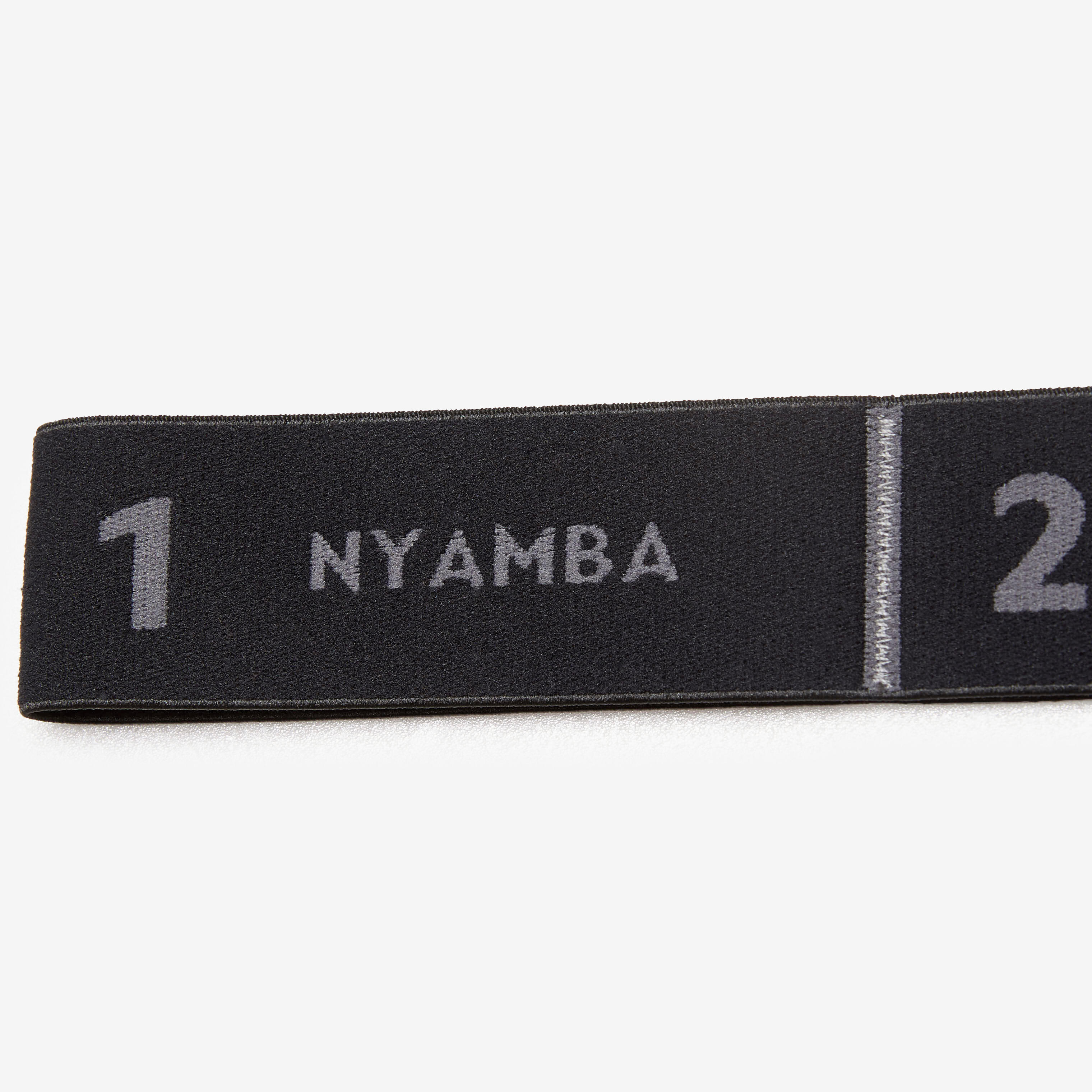 Bande élastique résistance élevée – 15 kg noir - NYAMBA