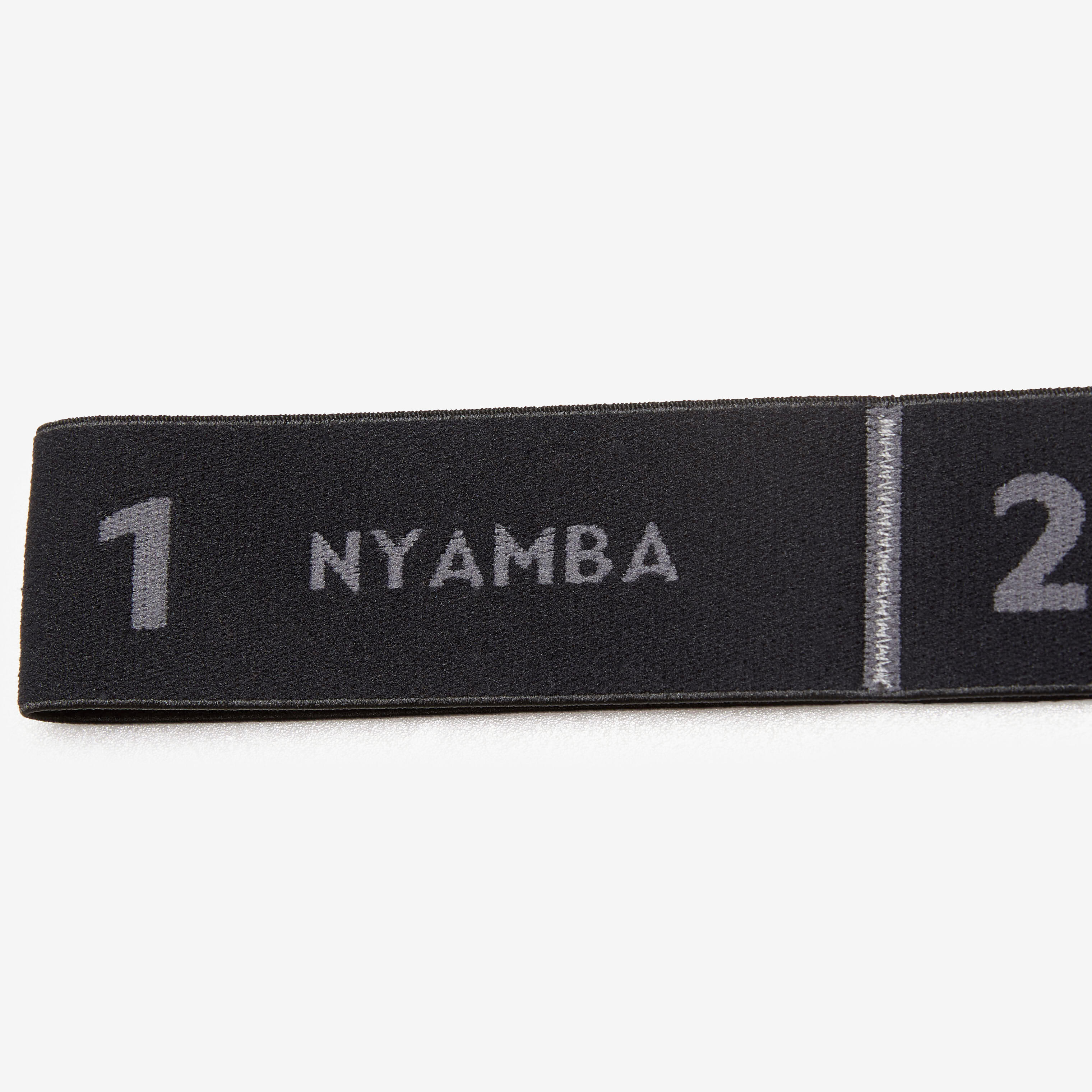 Resistance Band 15 kg - Black - black, Charcoal grey - Nyamba