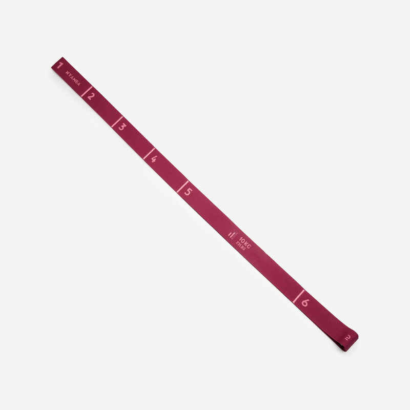 Elastikband Textil 10 kg Widerstand - bordeauxrot  Media 1