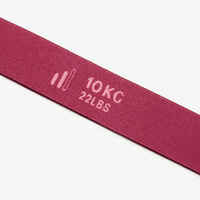 Fitness Resistance Textile Band 10 kg - Burgundy