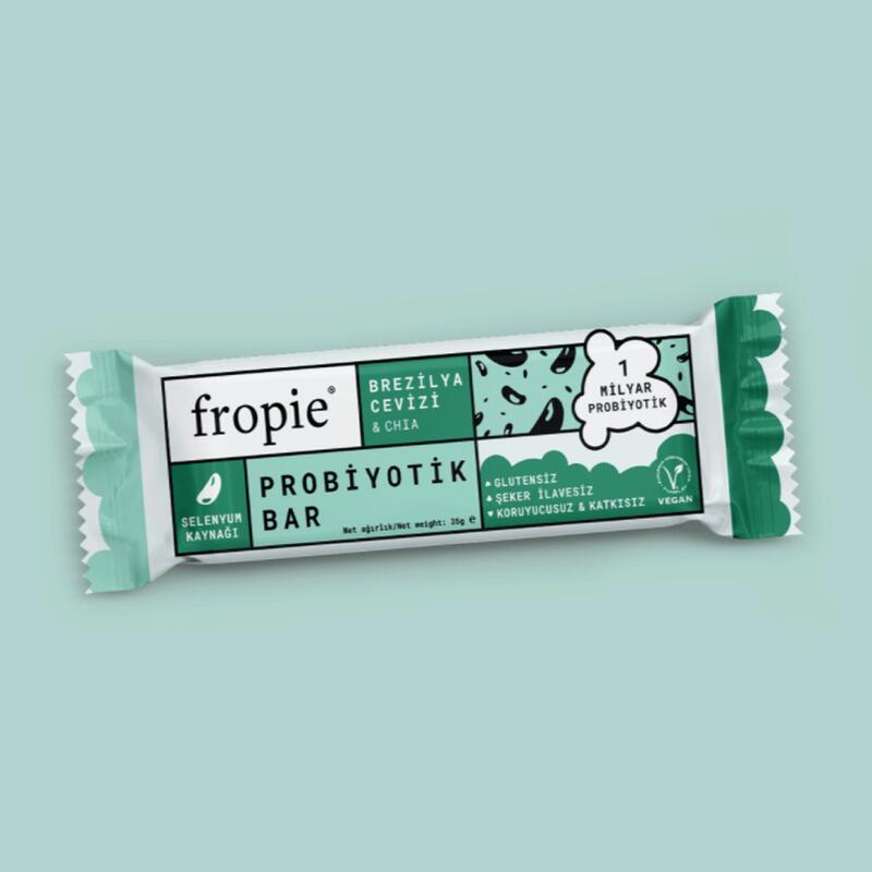 Fropie Brezilya Cevizi & Chia Probiyotik Bar
