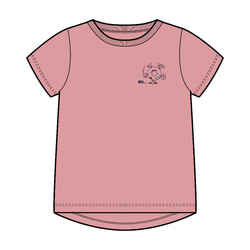 Παιδικό Βαμβακερό Βασικό T-Shirt - Ροζ