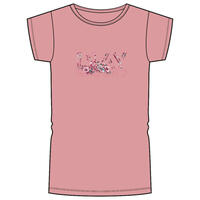 T-shirt enfant coton basique rose imprimé