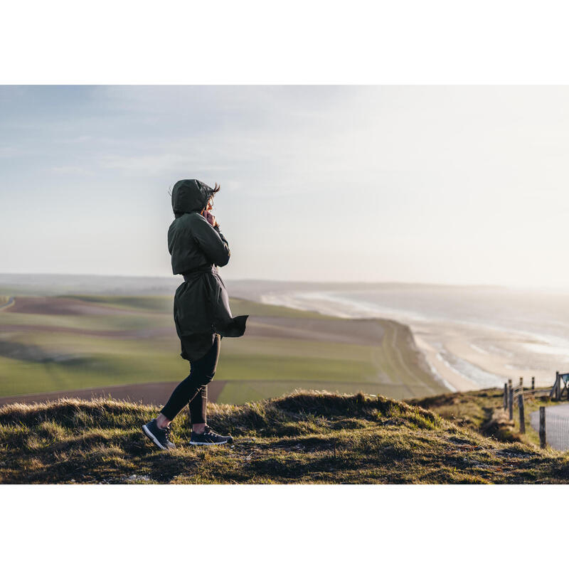 Lange regenjas voor wandelen dames Raincut Long