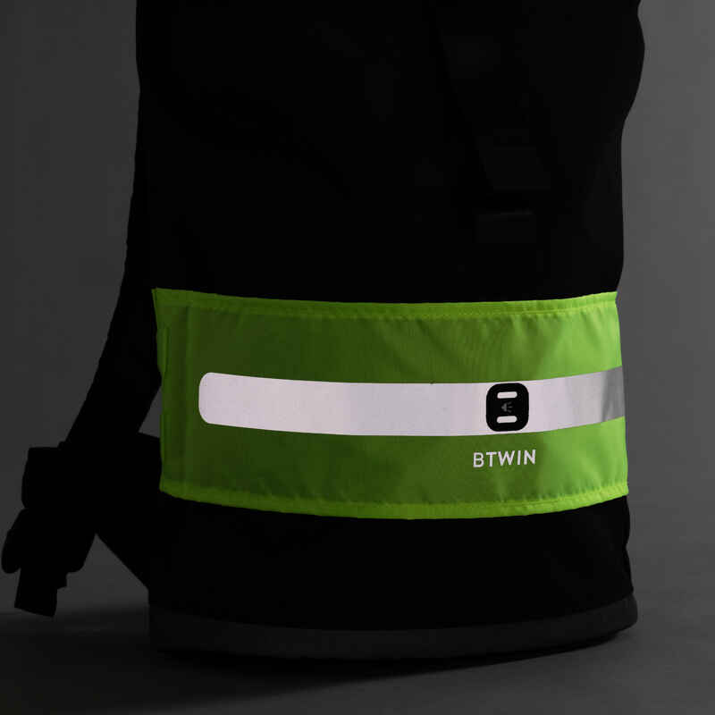 Day and Night Visibility Bag Band - Neon Yellow