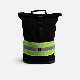 BANDEAU DE VISIBILITE DE SAC JOUR NUIT JAUNE FLUO