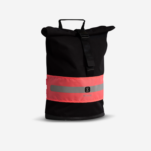 BANDEAU DE VISIBILITE DE SAC JOUR NUIT ROSE FLUO