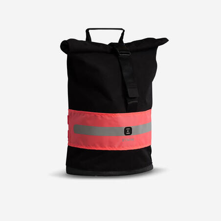 Day and Night Visibility Bag Band - Neon Pink