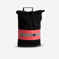 Neon roze reflektivna traka za torbu 