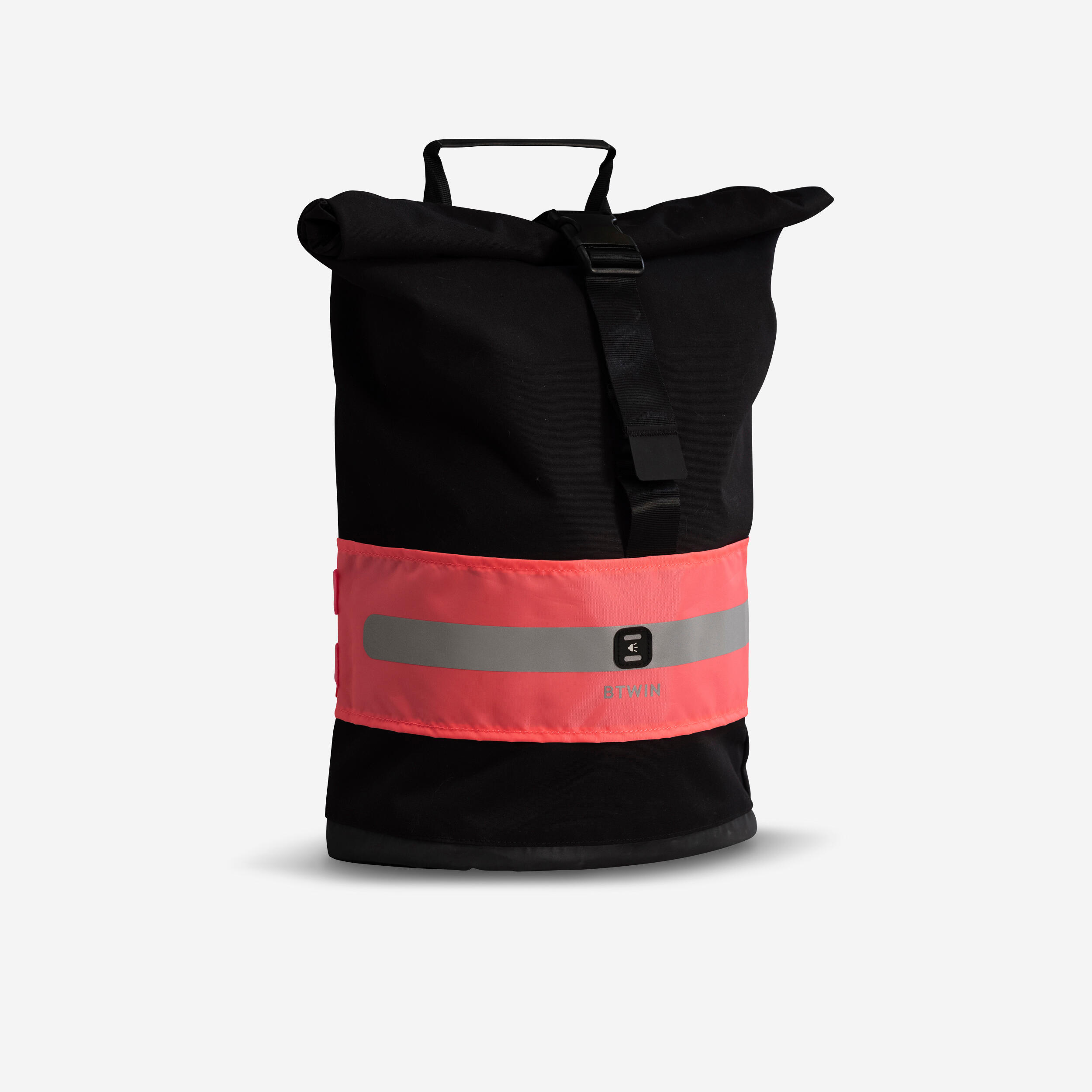 BTWIN Day and Night Visibility Bag Band - Neon Pink