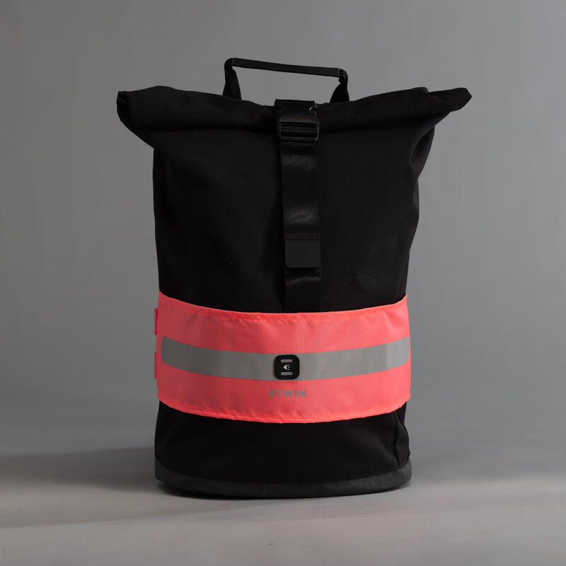 BANDEAU DE VISIBILITE DE SAC JOUR NUIT ROSE FLUO