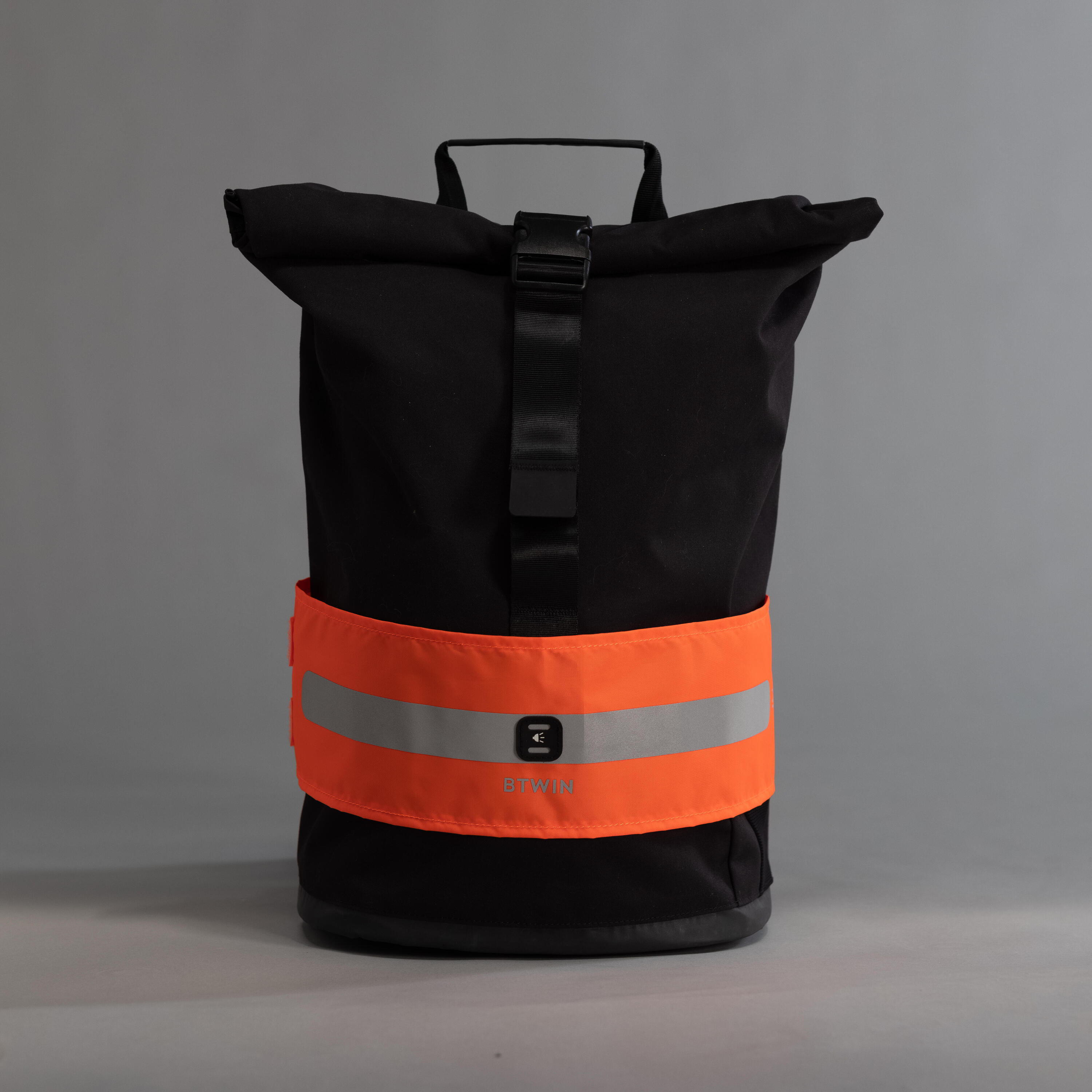 Day and Night Visibility Bag Band - Neon Orange 5/7