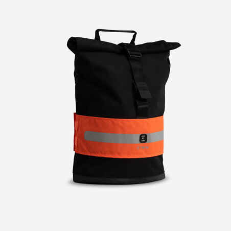 Traka za vidljivost danju i noću za ruksak neonski narančasta