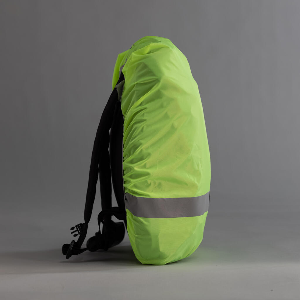 Vodootporna navlaka za ruksak za vidljivost danju i noću neonski žuta